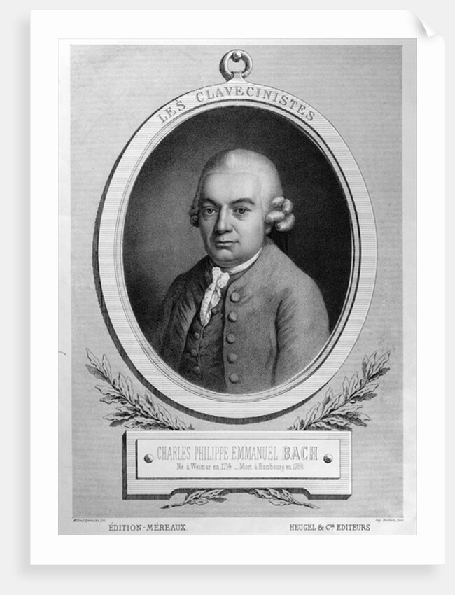 Portrait of Karl Philipp Emmanuel Bach by French School