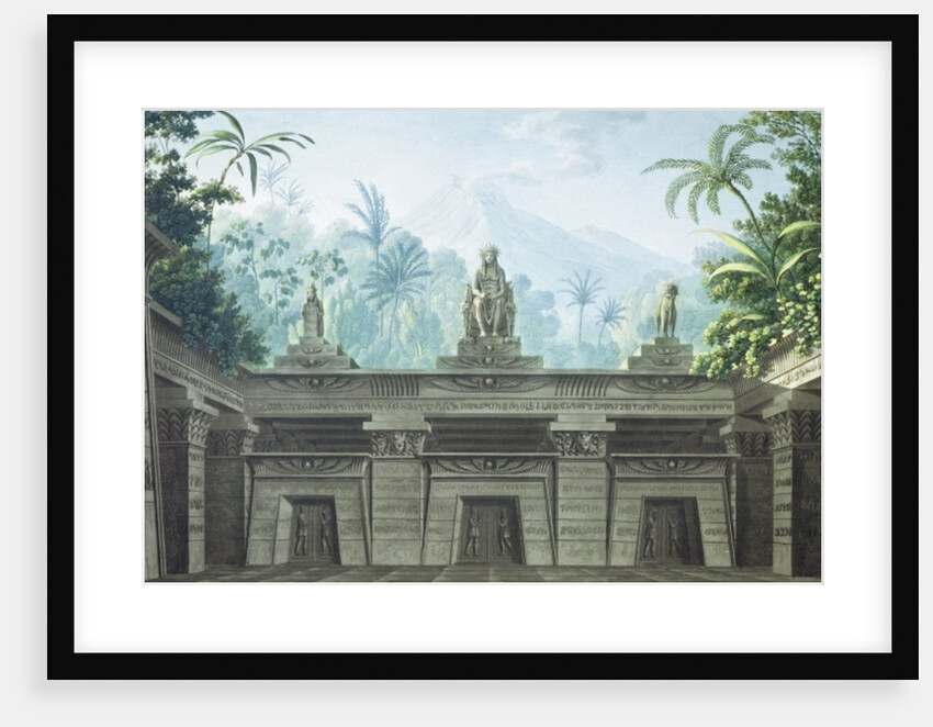 Set design for Act I Scene xv of 'The Magic Flute' by Wolfgang Amadeus Mozart by Karl Friedrich Schinkel