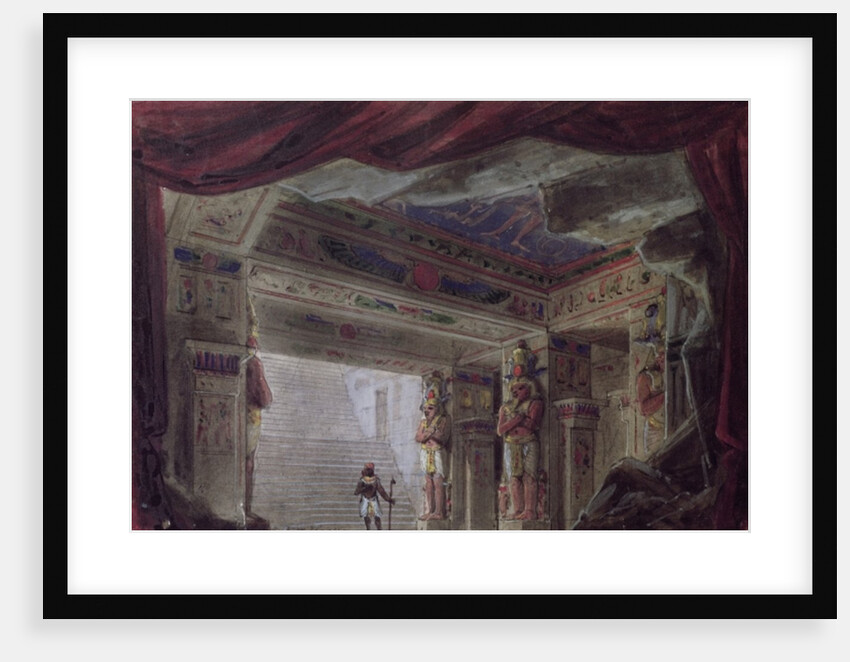 Set design for 'The Magic Flute' by Wolfgang Amadeus Mozart by French School