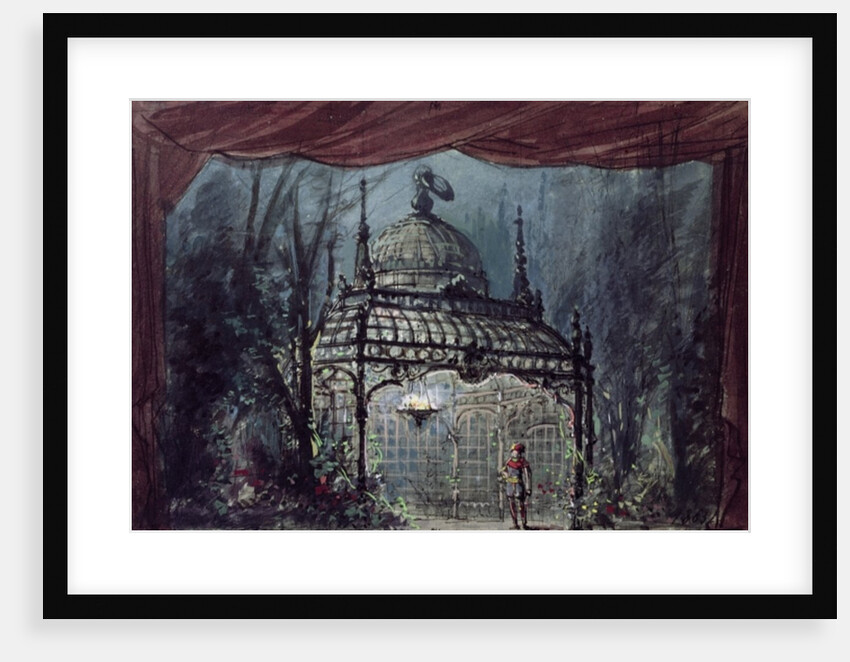 Set design for 'The Magic Flute' by Wolfgang Amadeus Mozart by French School
