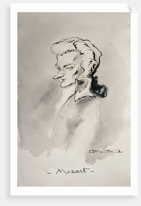 Wolfgang Amadeus Mozart by French School