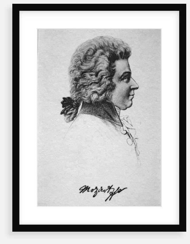 Portrait of Wolfgang Amadeus Mozart by French School