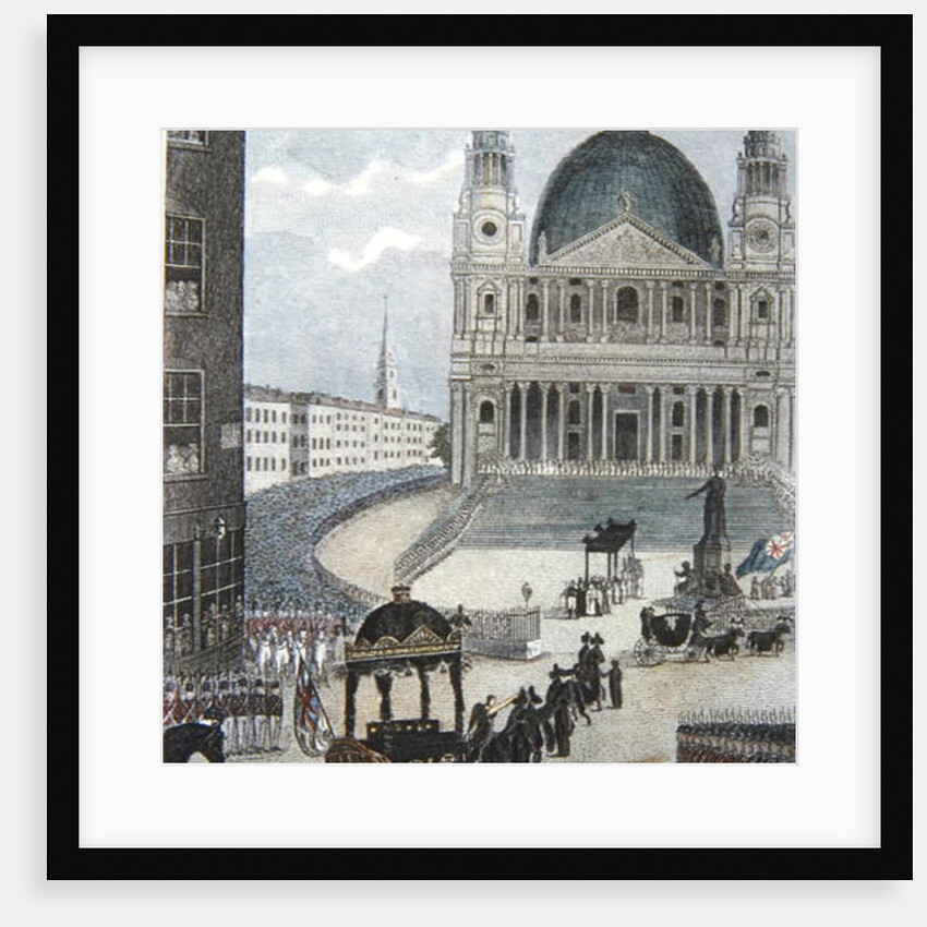 The Funeral of Lord Nelson on 9th January 1806 by English School