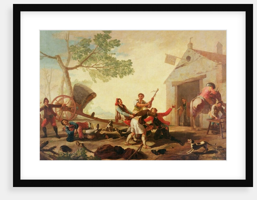 The Fight at the Venta Nueva, 1777 by Francisco Jose de Goya y Lucientes