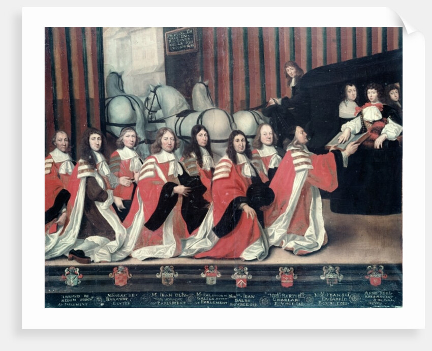 Louis XIV received by the sheriffs in Toulouse by Antoine Durand