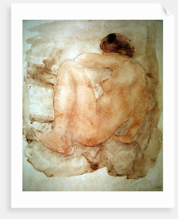 Female nude by Auguste Rodin