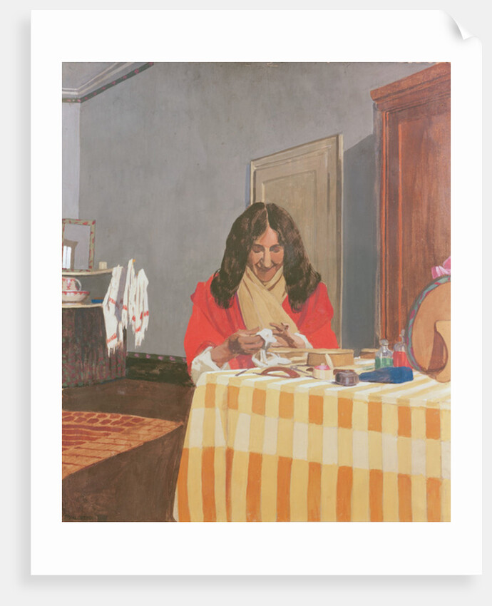 Portrait of Mrs. Vallotton by Felix Edouard Vallotton