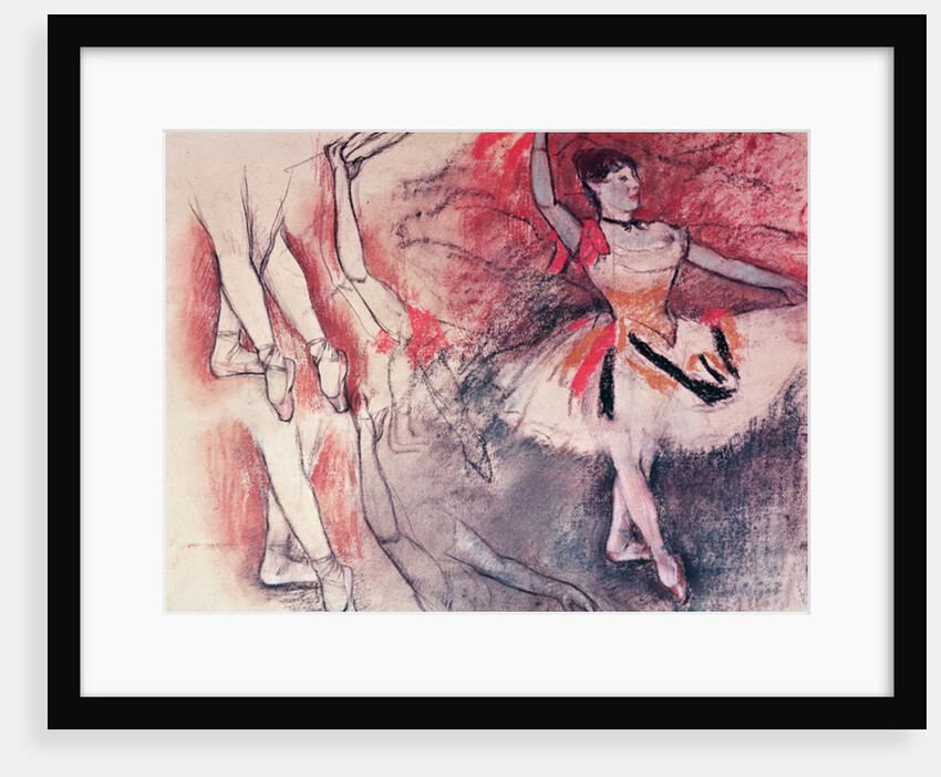 Dancer with Tambourine, or Spanish Dancer, c.1882 by Edgar Degas