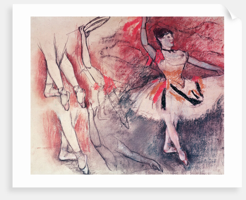 Dancer with Tambourine, or Spanish Dancer, c.1882 by Edgar Degas