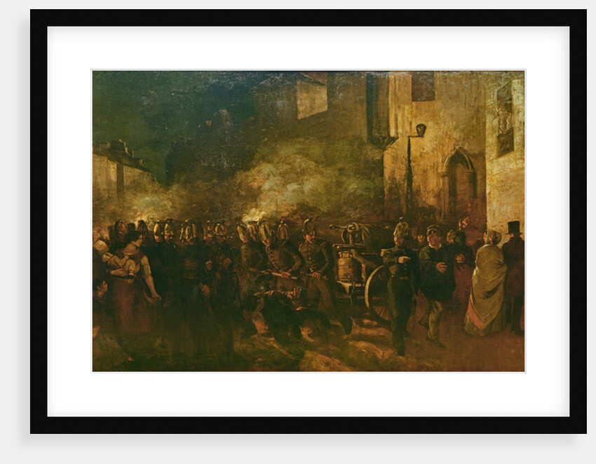 The Fire by Gustave Courbet