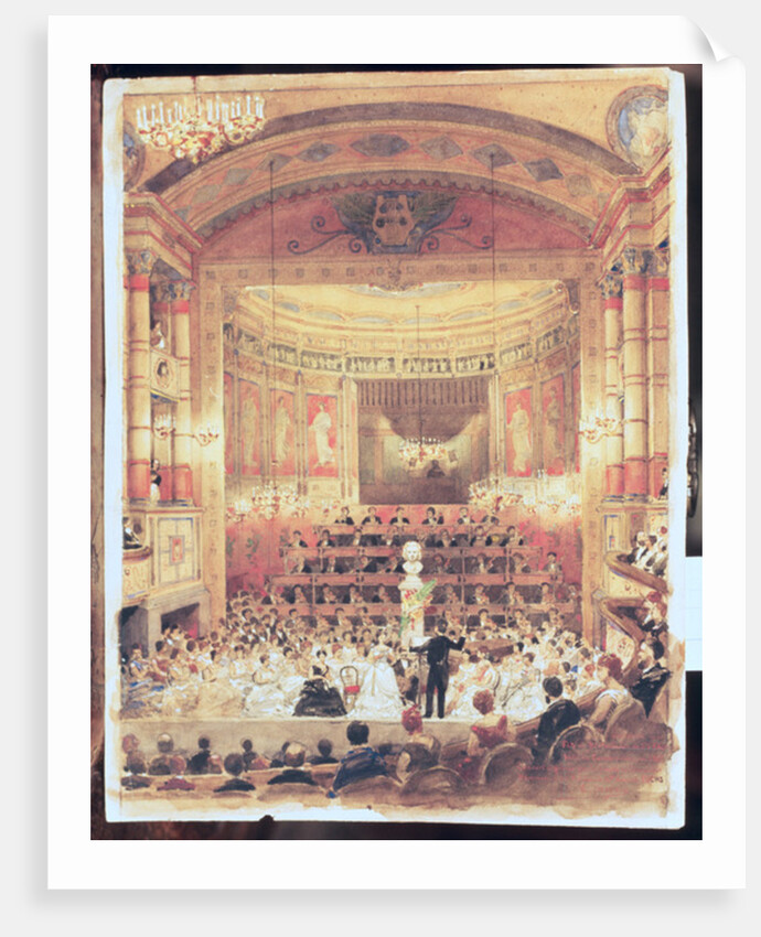 Performance of Bach's The Passion, in the Ancient Conservatory, 16th May 1885 by Unknown Artist