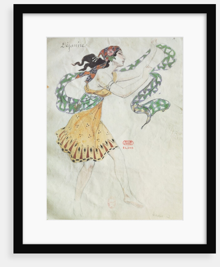 Costume design for Delilah from the opera 'Samson and Delilah' by Charles Camille Saint-Saens by French School