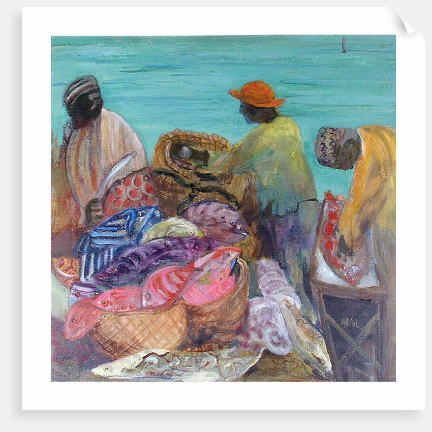 Sorting the Catch, Zanzibar by Kate Yates