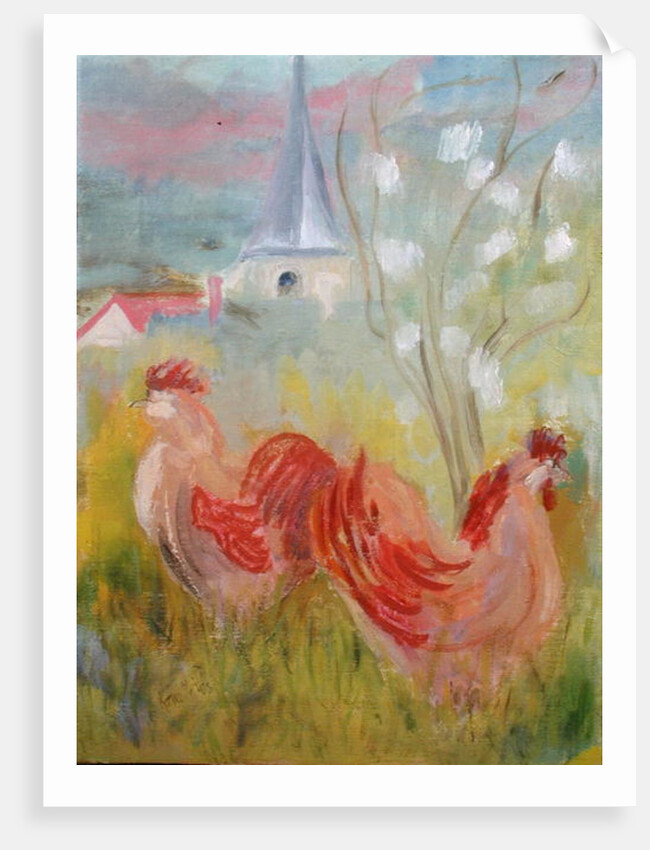 Spring Comes to Burgundy by Kate Yates