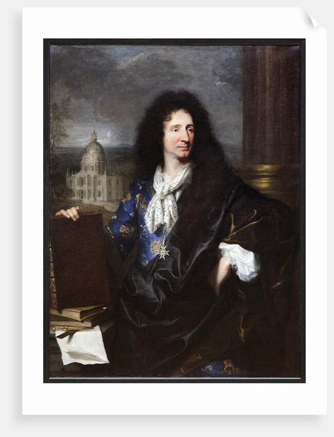 Portrait of Jules Hardouin Mansart by Hyacinthe Francois Rigaud
