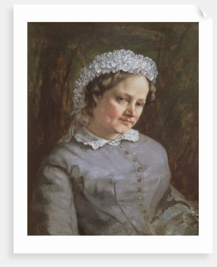 Portrait of Madame Prudhon by Gustave Courbet