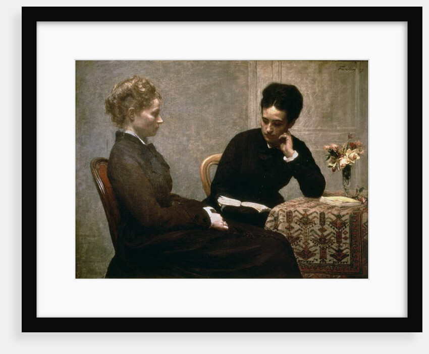 Reading, 1877 by Ignace Henri Jean Fantin-Latour