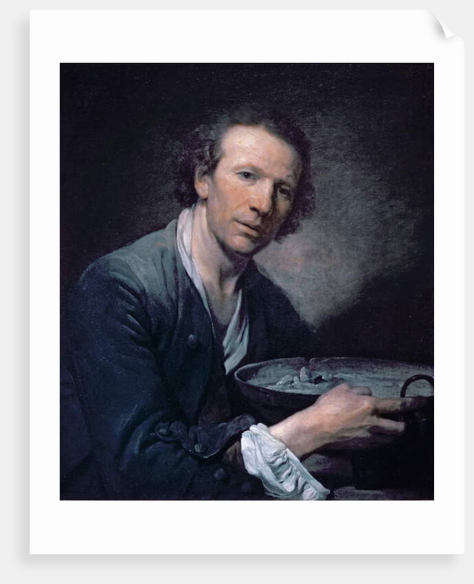 Joseph, a Model of the Royal Academy holding a Frying Pan, 1755 by Jean Baptiste Greuze