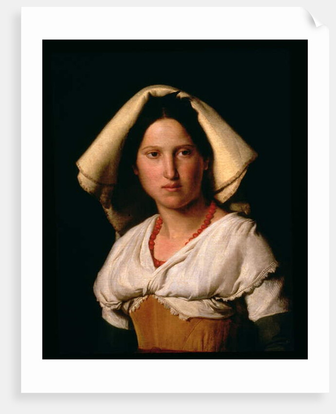 Portrait of Vittoria Caldoni or, The Young Italian by Andre Jacques Victor Orsel