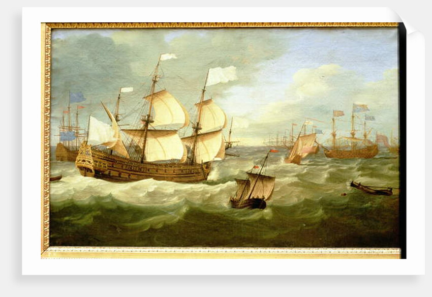 The Joining of d'Estrees and the Duke of York, 1672 by Jan Karel Donatus van Beecq