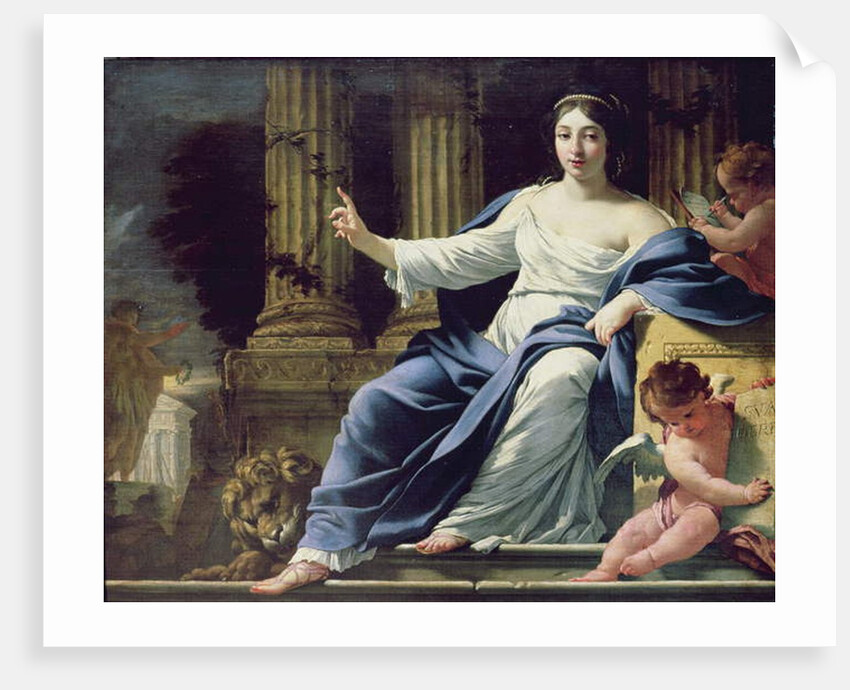 Polymnia, the Muse of Eloquence by Simon Vouet
