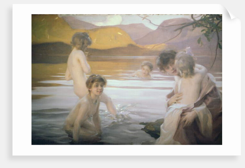 The First Bath by Paul Chabas