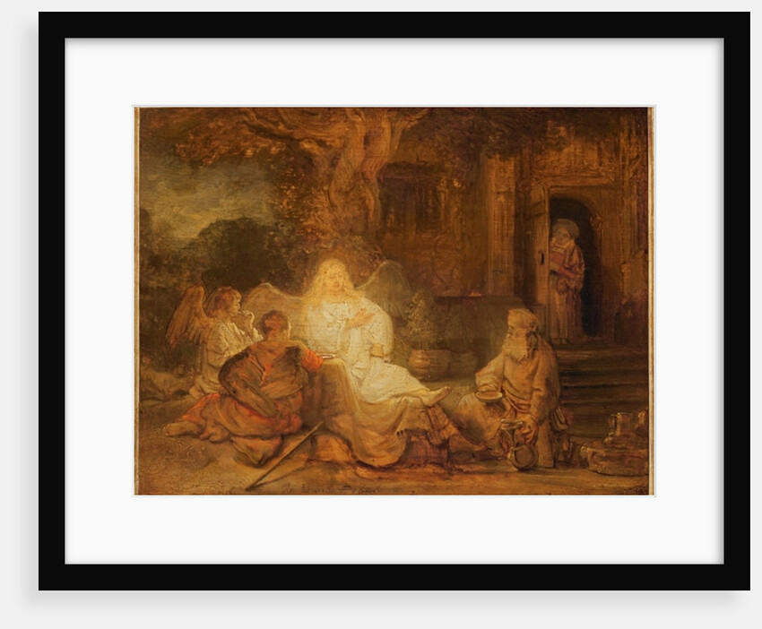 Abraham Receives the Three Angels, 1646 by Rembrandt Harmensz. van Rijn