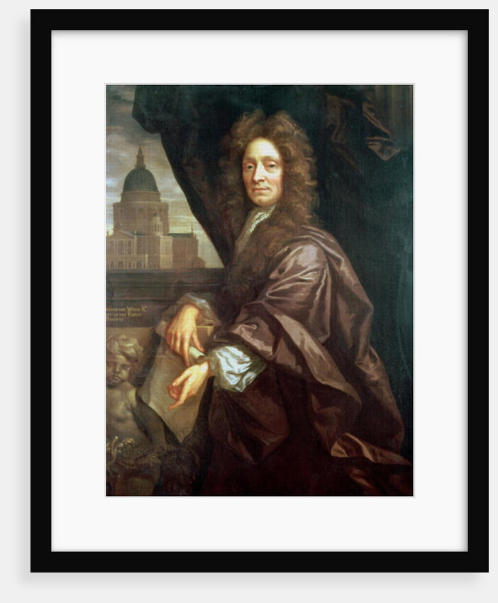 Portrait of Sir Christopher Wren by English School