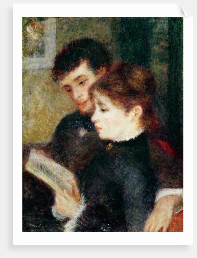 Couple Reading by Pierre Auguste Renoir