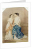Scene from the 1848 production of 'Antigone' at the St. James Theatre with Mlle. Baptiste as Ismeme and Mme. Pechter as Antigone, 1848 by Alfred-Edward Chalon