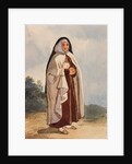 A Nun, with additions by Princess Maria Annunziata di Borbone by Giacinto Gigante