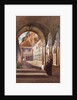 Cloisters at Amalfi, with additions by Prince Luigi Maria di Borbone, 1855 by Giacinto Gigante