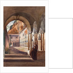 Cloisters at Amalfi, with additions by Prince Luigi Maria di Borbone, 1855 by Giacinto Gigante