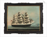 Golden Spur Guernsey: the China Trade clipper flying the Chinese flag for protection, c.1872 by Unknown Artist