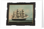 Golden Spur Guernsey: the China Trade clipper flying the Chinese flag for protection, c.1872 by Unknown Artist