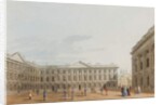 Peckwater Quad looking East, Christ Church, Oxford, 1850 by George Pyne