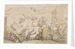 Dr Syntax has an accident at the Club by Thomas Rowlandson