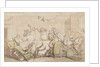 Dr Syntax has an accident at the Club by Thomas Rowlandson