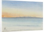 Corsica from San Remo at Sunrise, 7.30 am 26th Nov, 1877 by George Douglas Tinling
