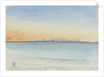 Corsica from San Remo at Sunrise, 7.30 am 26th Nov, 1877 by George Douglas Tinling