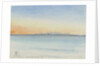 Corsica from San Remo at Sunrise, 7.30 am 26th Nov, 1877 by George Douglas Tinling