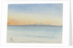 Corsica from San Remo at Sunrise, 7.30 am 26th Nov, 1877 by George Douglas Tinling
