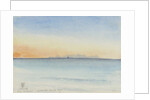 Corsica from San Remo at Sunrise, 7.30 am 26th Nov, 1877 by George Douglas Tinling