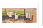 Rounton Road washing lines, c.1930 by Henry Silk