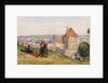 View over Dieppe from the cliffs above the Chateau, c.1865 by John Absolon