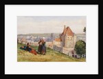 View over Dieppe from the cliffs above the Chateau, c.1865 by John Absolon