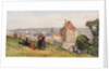 View over Dieppe from the cliffs above the Chateau, c.1865 by John Absolon
