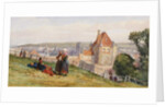 View over Dieppe from the cliffs above the Chateau, c.1865 by John Absolon