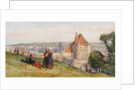 View over Dieppe from the cliffs above the Chateau, c.1865 by John Absolon