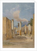 Pompeii: House of Pansa, via delle Terme, 1843/44 by Arthur Glennie